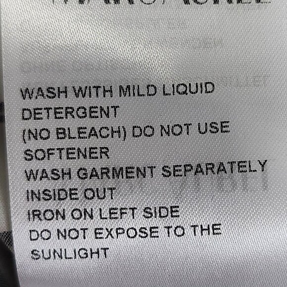 Marc Aurel Women's White/Grey/Black Striped Button Up Shirt Size 36 - Picture 7 of 8